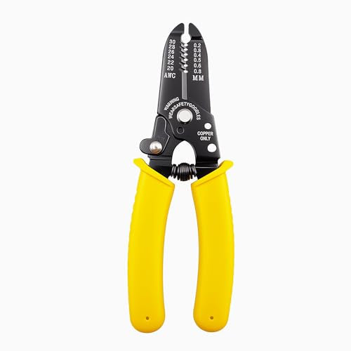 Wire Stripper Cutter Wire Stripping Tool for 20-30 AWG Solid and Stranded Wires