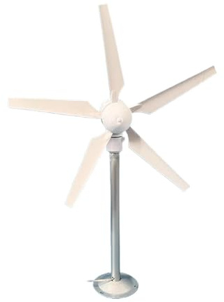 Mini turbina eolica a 5 pale modello trifase a magnete permanente senza spazzole mulino a vento esterno fai da te piccola turbina eolica for case per l'esperimento sulla generazione di energia fis