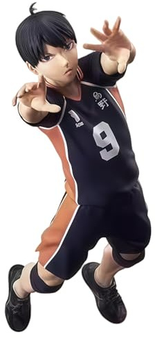DAYIYUE Tobio Kageyama - Figura de anime Haikyuu! Kageyama Tobio Figura de postura de salto de 18 cm, modelo de PVC para decoración de escritorio y regalo coleccionable (18 cm)