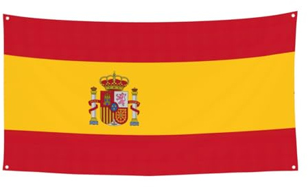 Großes Banner mit spanischer Flagge, Geburtstagsparty-Geschenke, hängende Dekoration für Feiern, Geschenke