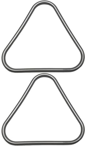 Helilyco Junta de arandela a presión para anillo serie K2 K3 K4, pieza de repuesto 9081-4220, abrazadera de presión triangular para anillo, metal, paquete de 124510