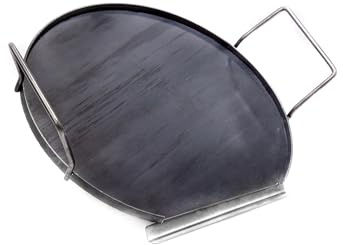 Caldereria Artesana Plancha Redonda de Hierro, 60 cm, Modelo 9555