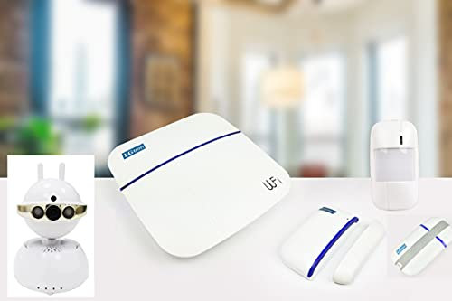 LGtron WLAN GPRS GSM Funk Alarmanlage LGD8006 mit P2P PT WLAN Innenkamera bei Alarm Push-Info e-Mail mit Foto Video auto. aufnehmen ideale Ergänzung sofort live beobachten hineinhören/sprechen