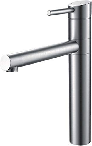 SCHÜTTE BRISTOL Spültischarmatur, Wasserhahn Küche, 360 Grad schwenkbare Spültischarmatur, Mischbatterie Küche, Edelstahl
