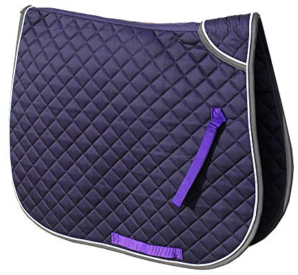 Rhinegold tvillingbunden sadelduk Lila Cob