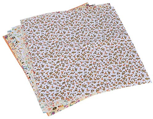 14 Stück Baumwollstoff, Patchwork Stoffe Paket, Baumwollstoff Meterware, Stoffe Zum Nähen, Patchwork Stoffpaket Zum Quilten DIY Basteln Handwerken 25x25cm