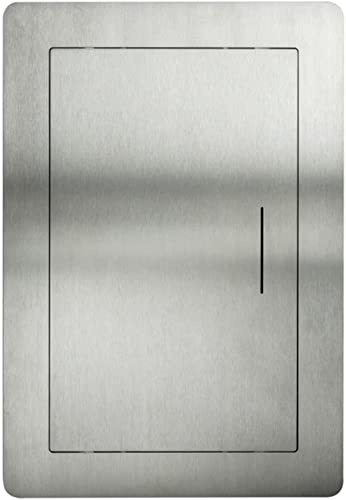 Exclusive Revisionstür Revisionsklappe Edelstahl gebürstet mit Einbaurahmen NDE 300x200 mm