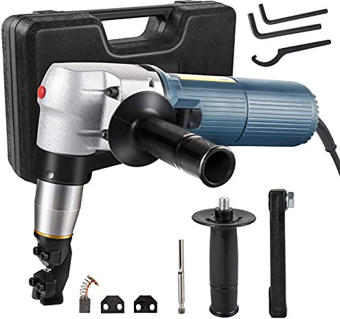 VEVOR elektrische Blechschere 4mm Blechnibbler 625W Blechknabber 1000U/min Knabber Schere im Bereich Bleche, Wellmaterialien, Rohre, komplexe Profile, Edelstahl, Kupfer, Aluminium, Kunststoff und Glas