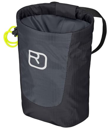 ORTOVOX TRAD CHALKBAG - Lässiger Chalk-Bag mit breiter Öffnung zum Klettern - SCHWARZ - EINHEITSGRÖßE