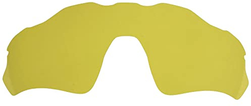 Wetnenss Lentes de repuesto para gafas de sol Oakley Radar EV Path OO9208/PC de 1,7 mm, fáciles de instalar (amarillo no polarizado)