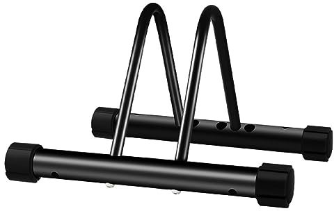 Frotox Adjustable Bike Floor Stand Parking Rack Freestanding Bike Stand Single Bike Storage Organizers For Garage Parking Bike Floor Stand Easy Installation