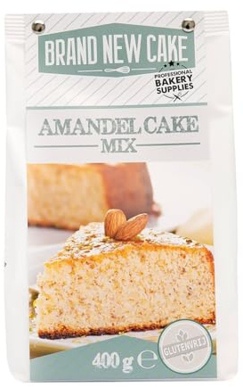 BrandNewCake® Mezcla para Pastel de Almendra 400gr - Sin Gluten - Fácil de Preparar