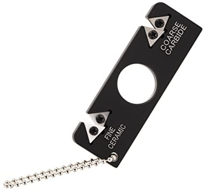 KICHOUSE Afilador De Portátil Herramienta De Afilado Profesional Compacto y Fácil De Usar
