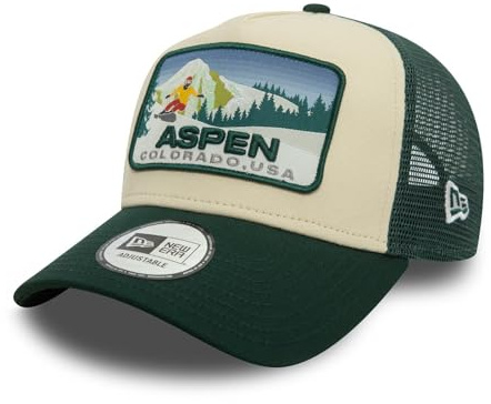 New Era Trucker Adjustable Cap SKI Patch Mehrfarbig, Size:OneSize