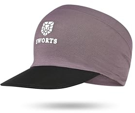SWORTS Bandana Visor Cap I Stirnband Laufvisier für Anti-Schweiß Komfort (Premium Sonnenschild Sport)