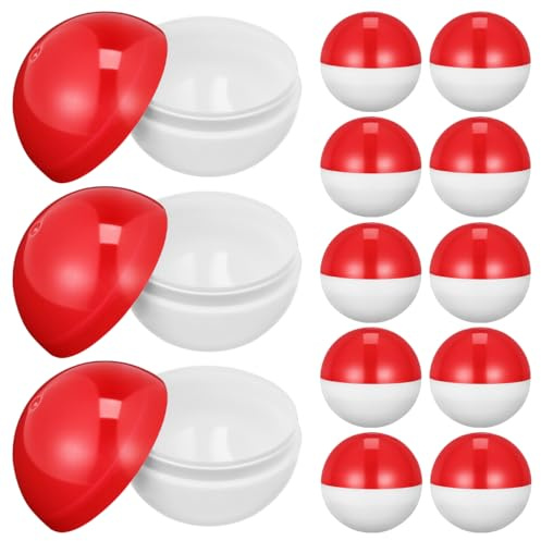 Abaodam 25 Pcs Plastic Balls 1.97 Inch Vending Multi-Use Storage Containers for Party Favors Easter Basket Stuffers