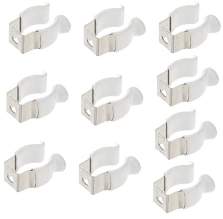 SEWOART 10stücke U-klammern Zur Montage Metallklammern Für Led-licht Rohre Halterung Für Lichtröhren Lampenfassung Halter Wandklammern Aus Röhrenklemmen Für Lagerhallen Und