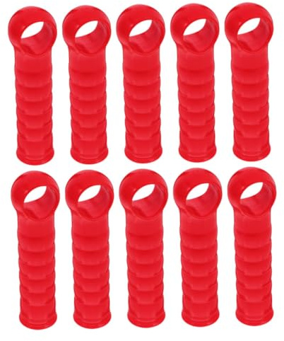 Levemolo 10pcs Mop Handle End Cap Set Foam Tube Vinyl End Cap Mop Rod Broom Handles