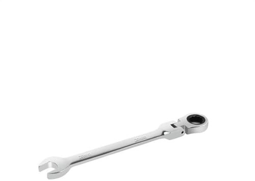 KFXYSM Llaves Fijas,Llaves Fijas con Carraca 1 Uds. Llave de trinquete de 10mm Llave Inglesa Opaca Pulido par de trinquete Multiherramienta(20mm)