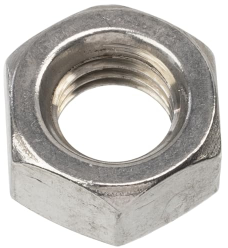AERZETIX - Satz mit 15 Sechskantmuttern M12x1,75 mm 6 Punkt mit metrischem Gewinde - aus Edelstahl - silberfarben
