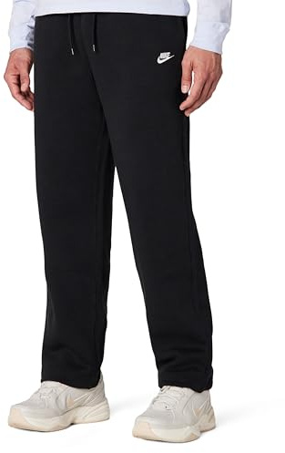Nike Men's Sportswear Club Fleece Bungee Pants, Black/Black/White, Medium
