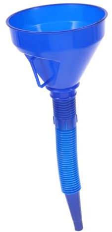 Anneome Embudo De Gran Boca Con Filtro Para Aceite y Gasolina Cuenco Flexible Resistente Para Cambio De Aceite y Llenado Automotriz Herramienta Compacta y Duradera Para Coches y Motos