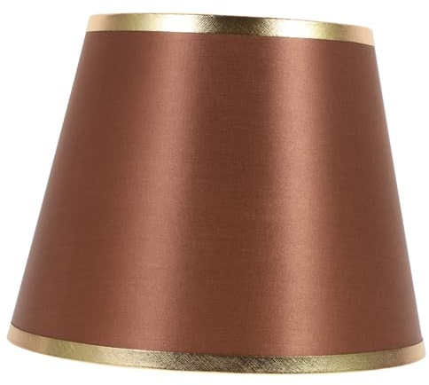 EXHUMKY Pantalla Lampara Cilíndrica Pequeña Para Lámpara De Escritorio Repuesto Luz Suave Ornamental