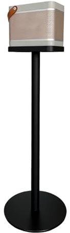 ZGOUO Aluminum Alloy Speaker Floor Stand Compatible with Bang & Olufsen Beolit 20 Bluetooth Speaker (Stand Only) Improves Sound Quality and facilitates Mobility (Black)