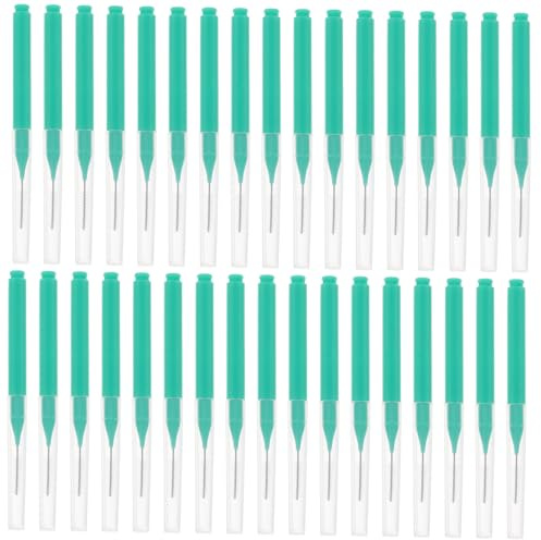 MOTHNUR 100 piezas Cepillos Interdentales para Brackets Limpiador Portátil con Mango Ergonómico Cerdas Suaves para Limpieza Profunda entre Dientes y Cuidado de Encías Sensibles