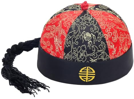 Maxtonser Chapeau d'empereur chinois Zhenhuan Zhuan Costume oriental pour enfants Chapeau chinois pour cosplay