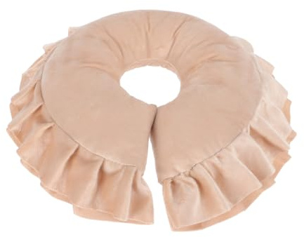 Hemobllo Cuscino Viso Massaggio Spa in Cotone U-shaped per Salone Bellezza e Lettino Massaggi Imbottitura Morbida per Collo e Spalle Design Ergonomico per Comfort Faccia in Giù Adatto