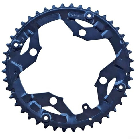 Plato redondo de 44 dientes de acero inoxidable BCD104 para transmisión de bicicleta de varias velocidades, incluye 7 velocidades, 8 velocidades y 9 velocidades
