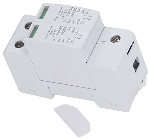Ausla Dispositivo di Protezione Contro le Sovratensioni, Dispositivo di Protezione Contro le Sovratensioni Ritardante di per PC 1000 V CC 2P, Montaggio su Guida, i Fulmini da 10 KA a 20 KA per la