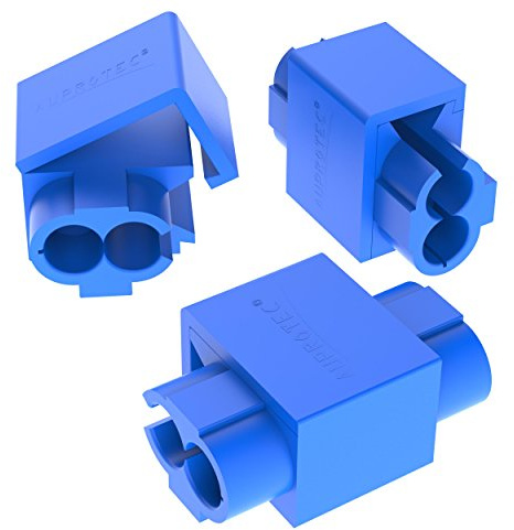 AUPROTEC 25x Kabelabzweiger 0,75-2,5 mm² blau Abzweigverbinder Schneid-Klemmverbinder aus Messing verzinnt PP vollisoliert