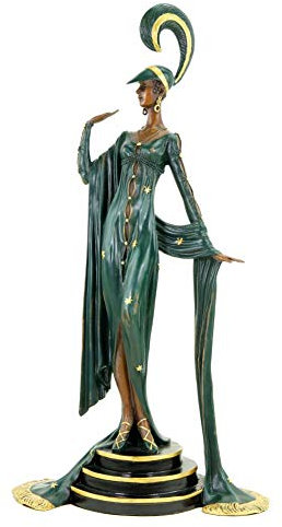 Art Deco Bronze - Tänzerin von Ferdinand Preiss - Französische Revuetänzerin - Bronzestatue - Zwanziger Jahre Skulptur - Höhe: 43 cm - 100% Bronze - Vintage - Dekofigur - Kunst online kaufen