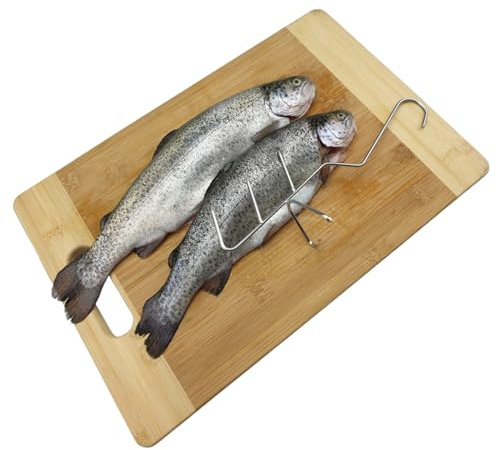 AlcoFermBrew Hooks for Smoking Fish x 5 pcs | Hooks for Fish Fillet | Meat Hooks | Smoking Hooks | Smoker Hooks | Butcher Hooks