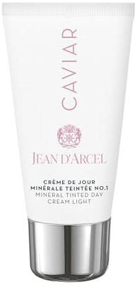 JEAN D’ARCEL - CAVIAR crème de jour minérale teintée no.1 - Zart getönte Anti-Aging Tagescreme - Gleicht Hautunebenheiten aus - 50ml