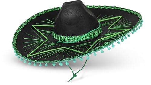 Dress Up America Cappello Sombrero Per Bambini E Adulti - Cappelli Tradizionali Per Costumi Fiesta
