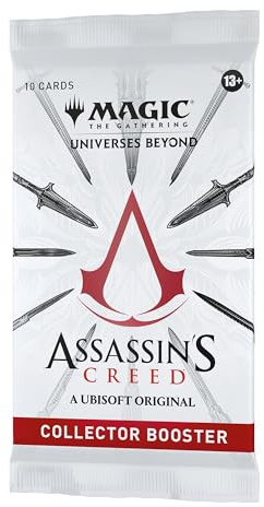 Magic: The Gathering - Assassin’s Creed Collector Booster | 10 Cards in Each Pack | Collectible Trading Card Game for Ages 13+ (English Version)