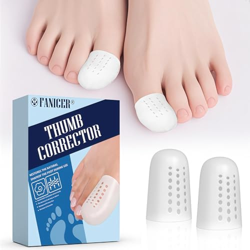 16 Piezas Protector Dedo Gordo Pie, Protectores Dedo De Silicona, Protector Del Dedo Grande Recortable, Fácil Usar y Resistente Para Hombres y Mujeres