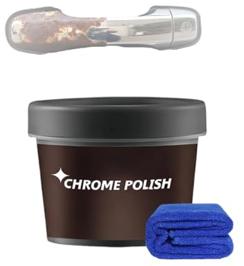 Pasta per il restauro dei metalli rapida ed efficace, antiruggine per metalli, crema lucidante per metallis, detergente e lucidante per cromature (1PCS)