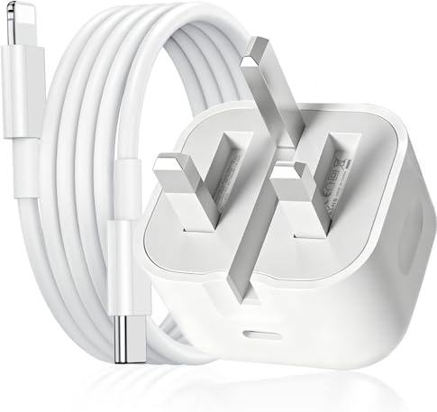 iPad Charger,USB C to Lightening Fast Charging Cable and Plug 20W Charge for Pro 9.7 10.5 12.9 inch 2nd Generation/Air 3rd/Mini 4 5th Gen/i Pad 5th 6th 7th 8th 9th 10.2(2017-2021)/iPhone 14 13 12 11