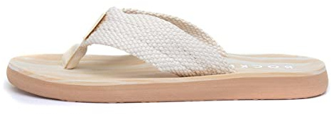 Rocket Dog Adios Womens Beige Webbing Flip Flop - Size 5 UK - Beige