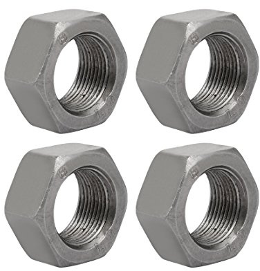 sourcing map 4 stücke M22 x 1,5mm Steigung Feingewinde Kohlenstoffstahl Links Hex Muttern de