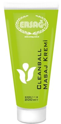 Ersağ Clean Ball Massage Creme 200ML - Mai Kamille - Körperpflegeprodukt für Frauen, die Mai Kamille mögen und an Körperpflege interessiert sind
