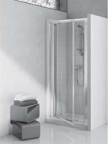 Ideal Standard Cabina de ducha completa, serie típica A, 90 x 90 cm, cromo brillante/placa efecto gota, en la tienda