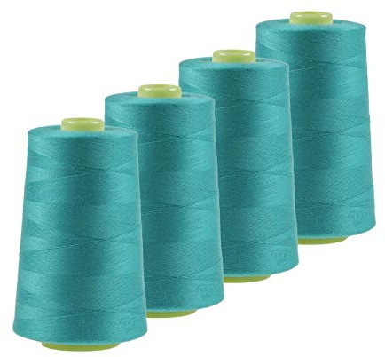 4 x 4572m Qualitäts Overlock-Garn Oeko-Tex Overlock-Nähgarn Farben 581 bis 620