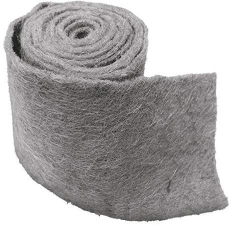 AFP Winterschutz Wickelband Jutefilz grau, extrabreit, 25 x 300 cm/Stammschutz für Palme, Olivenbaum, Hochstammrosen, Jungbäume, Obstbäume Frostschutz / 2 Jutesäckchen gratis