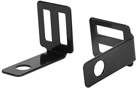 Qiilu Motorrad Lampenhalterung, Universal Metall Motorrad Hinten Blinker Licht Halterung Lampenfassung(schwarz)