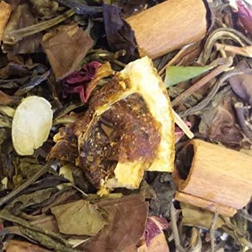 SABOREATE Y CAFE THE FLAVOUR SHOP Té Blanco Pai Mu Tan Noches de Pasión a Granel en Hoja Hebra Infusión Natural Adelgazante 1 kg
